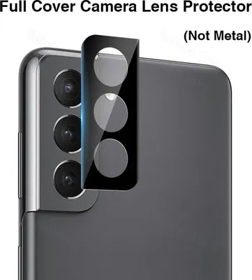 Produktbild von Für Samsung Galaxy S22 Plus Schutzglas Kameraglas Schwarz