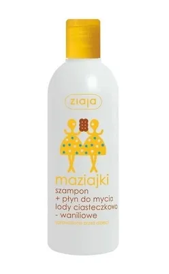Obrázok produktu pre Ziaja, Detský šampón a tekuté mydlo, zmrzlina s karamelovo-vanilkovou príchuťou, 400 ml