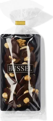 Produktbild von Hussel Schokorohkosttaler mit Zarbitterschokolade, 100g