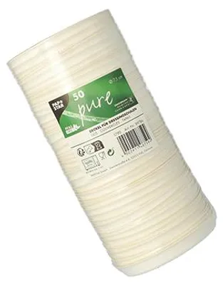 Produktbild von Deckel für Dressingschalen Zuckerrohr "pure" rund Ø 7,5 cm weiss