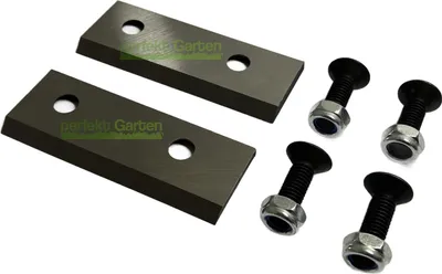 Immagine prodotto di 2X lama trinciante Lama 85x32 mm, fori 9 mm, distanza tra i fori 48 mm, tagliente 85 mm