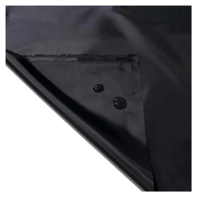 Produktbild von Leichter Nylonstoff als Planenmaterial | wetterfeste Meterware 160 cm breit | Wasserabweisend und reißfest | Universeller Outdoorstoff zum Nähen (Tief Schwarz)