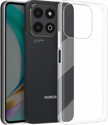 Produktbild von Avizar, Honor X6b, 1mm dünne Silikonhülle Kamera geschützt, Transparent