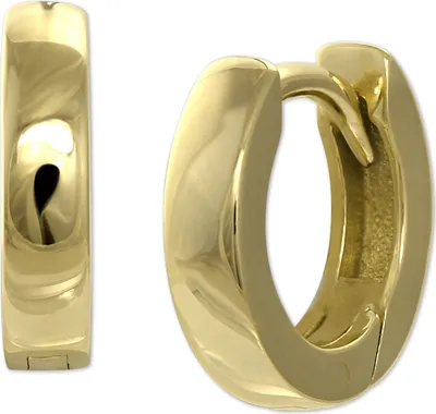 Image de GoldDream Boucles d'oreilles GoldDream Boucles d'oreilles Créoles VRAI or jaune 333 D2GDO5669Y