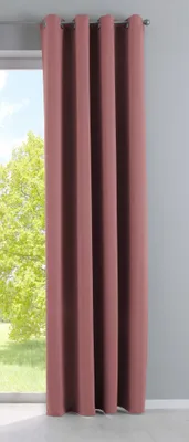 Produktbild von Vorhang Blickdicht »NewYork« Altrosa HxB 225x140 cm 1er-Pack Thermo-Gardine Verdunkelungsvorhang Blackout Ösen schalldämmend UV-Schutz Raffhalter, 201920600