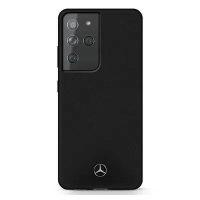 Image de Mercedes Mehcs21Lsilbk S21 Ultra G998Czarny/Noir Hardcase Silicone Line