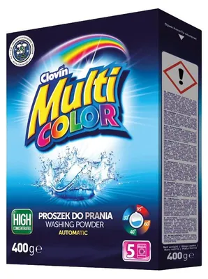 Zdjęcie produktu dla Clovin Multi Color Proszek do prania, 400g
