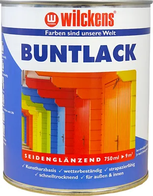 Produktbild von Wilckens Buntlack seidenglänzend, 750 ml, RAL 7016 Anthrazitgrau