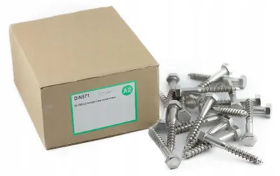 Produktbild von DekorStal Holzschraube M12x100 Edelstahl A2 Sechskantkopf