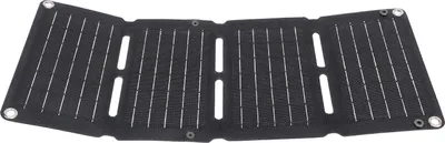 Zdjęcie produktu dla 40W składana ładowarka z panelem słonecznym szybkie ładowanie monokrystaliczna przenośna ładowarka słoneczna podwójne wyjście USB 5V z wentylatorem chłodzącym