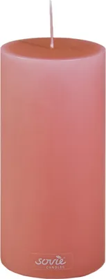 Produktbild von Sovie CANDLES Stumpenkerze in Kupferrot Ø 70 mm x H 150 mm, Brenndauer ca. 82 Std. - 12 Stück