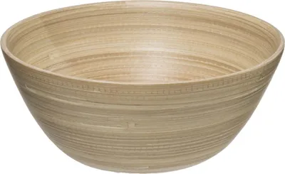 Zdjęcie produktu dla SALATERKA 3,5 l BAMBUSOWA 30cm naturalna lekka