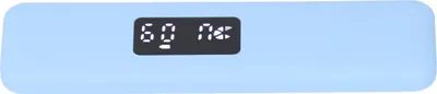 A light blue rectangular object with a black digital display showing "60 Hz".