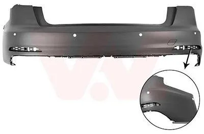 Produktbild von VAN WEZEL Stoßstange Stoßfänger für AUDI A6 Limousine (4A2, C8) 0362547