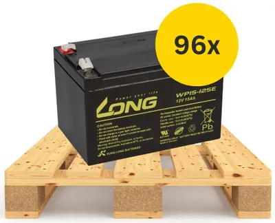 Produktbild von 96× Kung Long WP15-12SE 12V 15Ah AGM-Akku – 1/2 Palette