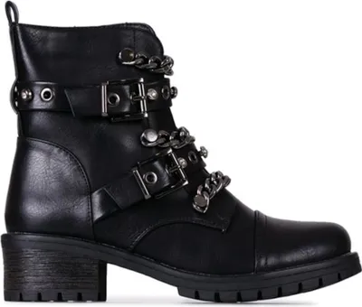 Produktbild von Biker boots  Ketting Gespen Zilver