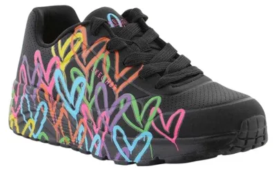 Produktbild von Skechers - "Uno Lite Spread The Love" Sneaker für Kinder PP11659 (30 EU) (Schwarz/Bunt)
