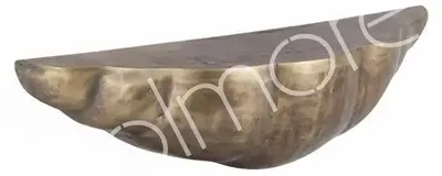 Image de Étagère murale TUZLA, 92 x 32 x 24 cm, couleur or