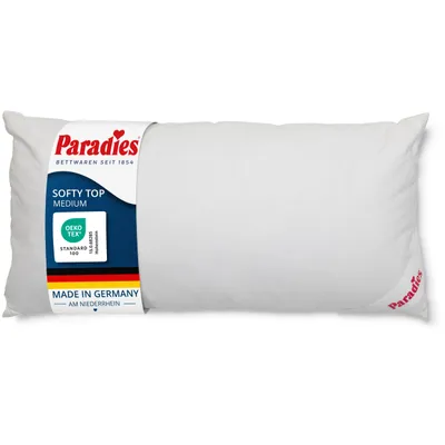 Produktbild von Paradies Kopfkissen 40x80 cm "Softy Top medium" vegan