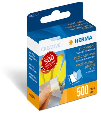 Produktbild von Herma Photo stickers in cardboard dispender 500 pcs.