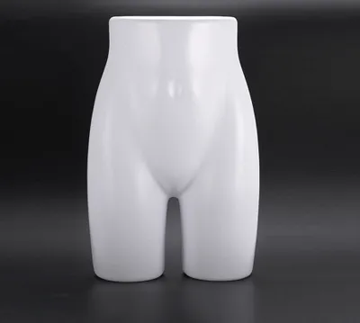 Image de Mannequin bas de corps femme pour la présentation de sous-vêtements tels que culottes, slips, shorts et autres vêtements similaires | Torse femme en plastique blanc | Mannequin bas de corps