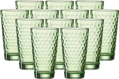 Produktbild von Ritzenhoff & Breker Favo Longdrinkglas 400 ml grün 12er Set