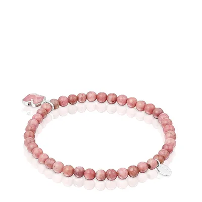 Productafbeelding van Kralenarmband met rodoniet, kleur 212531530