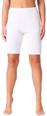 Produktbild von Bellivalini Damen Unterhosen Knielang Unterwäsche aus Viskoseseide BLV50-268 (Weiß, L)