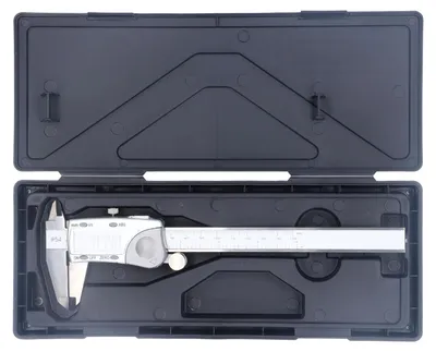 Immagine prodotto di Strumento di misura digitale a calibro, industriale, elettronico, IP54, impermeabile, 0-6 pollici, campo 0-150 mm, risoluzione 0,0005 pollici, 0,005 mm