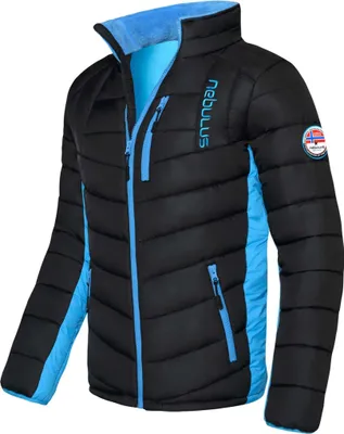 Produktbild von Nebulus GRAFFITY Winterjacke Herren, warme Outdoorjacke, praktische & vielseitige Übergangs- & Winterjacke, P4766 - Herren, schwarz-malibu, S