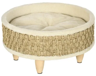 Obrázok produktu pre Klietka pre malé psy | Farba: Béžová + khaki | Rozmery: 48 x 48 x 24,5 cm