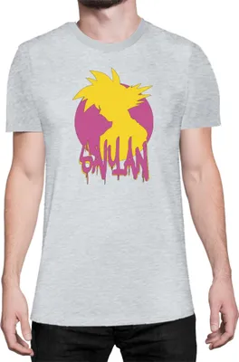 Produktbild von Herren T-Shirt Dragon Anime Manga Ball Z Super Saiyan, Man L / Grau