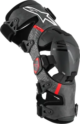 Produktbild von Alpinestars Kniebrace S-Tech Rk-10 Schwarz/Rot