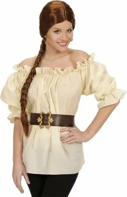 Produktbild von Cowgirl/Piraat Bluse Damen Beige M