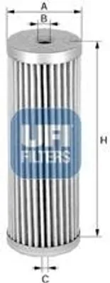 Produktbild von Kraftstofffilter UFI 26.654.00 Filtereinsatz
