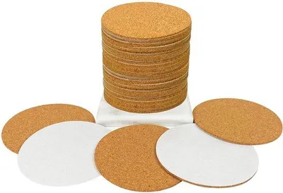 Produktbild von Selbstklebende Korken 40 Stück, 3,5 Zoll Durchmesser, 2 mm dick, für DIY Dekoration