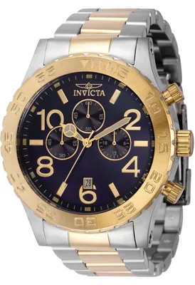 Zdjęcie produktu dla Invicta Specialty 40603 Zegarek Męski - Mechanizm Kwarcowy - Stal Nierdzewna z Niebieską Tarcza - 50 mm
