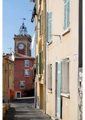 Image de Tableau sur toile ruelle d'Aubagne 45x65 cm, Tableau mural moderne pour décoration intérieure