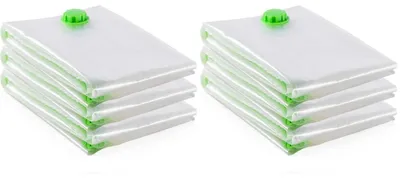 Produktbild von Vakuum-Aufbewahrungsbeutel 80 x 60 cm, luftdichte Kompressionsbeutel für Kleidung, Bettdecken, Bettzeug, 6 Stück