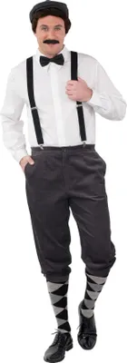 Produktbild von Knickerbockerhose Cord grau 20er Jahre, Groesse:54/56