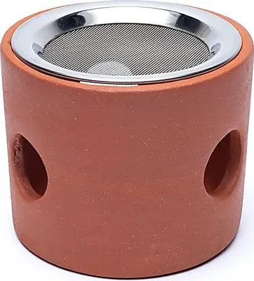 Immagine prodotto di Bruciatore per incenso in terracotta con filtro in acciaio inossidabile -- 9 x 7 cm: ordina online