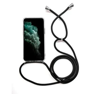 Immagine prodotto di Custodia per cellulare con tracolla a catena/cordoncino / Custodia a tracolla per diversi modelli di iPhone, tra cui iPhone 11 Pro, disponibile nei colori nero e argento