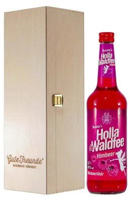 Produktbild von Boente Holla die Waldfee Himbeerlikör mit Geschenk-HK