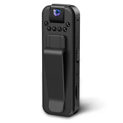 Produktbild von Tragbare HD 1080P Körperkamera, Mini-Videorekorder mit 180° drehbarem Objektiv, ideal für Sport, Arbeit & Outdoor
