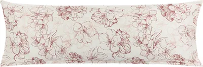 Obrázok produktu pre OBAL na relaxačný vankúš - 55x180 cm - Bordová