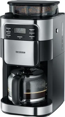 Immagine prodotto di Caffettiera con macinacaffè integrato programmabile 15 tazze 1000w Severin KA4810