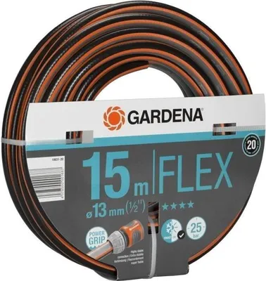 Zdjęcie produktu dla Wąż ogrodowy GARDENA Comfort FLEX, 15m, Ø13mm, Antyskrętny, Odporny na załamania, 25 bar