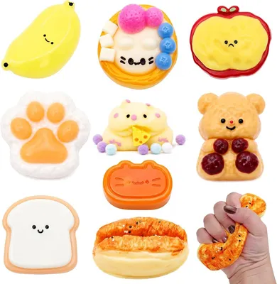 Productafbeelding van Taba Squishy-diertjes - 9-delig - Fufu squishy kattenpootjes