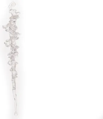 Produktbild von Dekoeiszapfen Kunststoff Hänger Eiszapfen Baumschmuck 25 cm klar