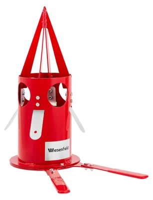 Productafbeelding van Big-Bag Uitloop - Losse Goederen - Gecontroleerd Lossen - Versterkte Wig - 47 x 47 x 33 cm - Zwart